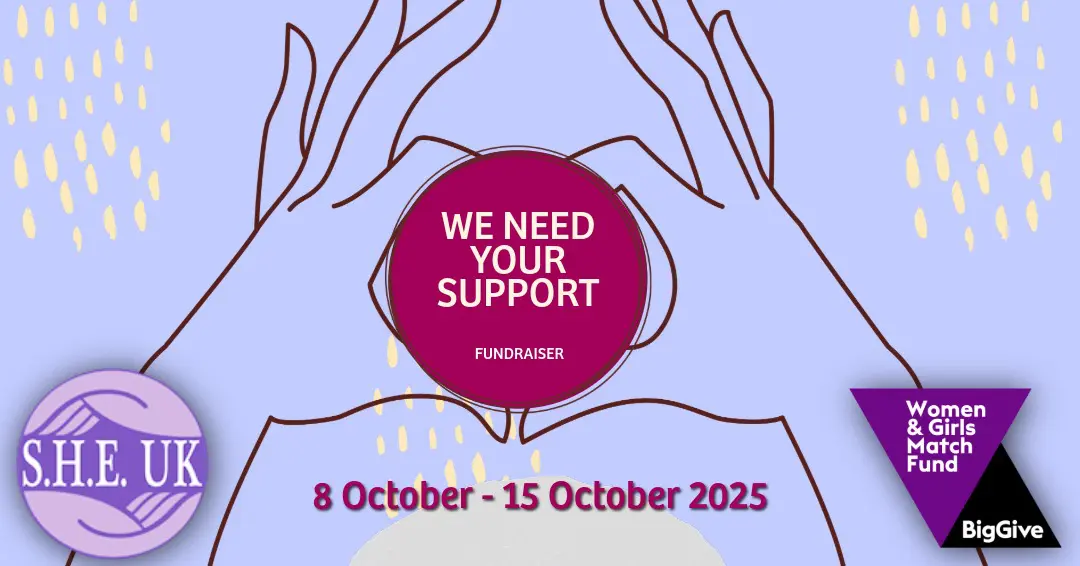Please donate to the SHE UK Big Give Campaign